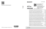 Sony Série ILCE-7RM3 Руководство пользователя