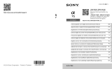 Sony ILCE-7M2K Руководство пользователя