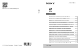 Sony Série ALPHA 77 II Руководство пользователя