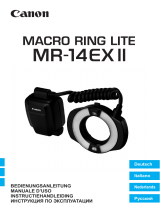 Canon Macro Ring Lite MR-14EX II Руководство пользователя