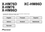Pioneer X-HM76D Руководство пользователя
