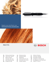 Bosch PHC7771 Руководство пользователя