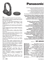 Panasonic RP-WH25 Инструкция по применению