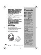 Panasonic RPWF930 Руководство пользователя