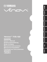 Yamaha YVS-100 Руководство пользователя