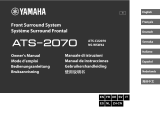 Yamaha ATS-2070 Инструкция по применению