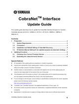 Yamaha CobraNet(CM-1) Руководство пользователя