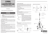 Yamaha HS840 Инструкция по применению