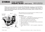 Yamaha HSAT930 Руководство пользователя