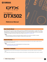 Yamaha DTX Drums DTX502 Руководство пользователя