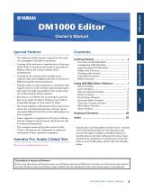 Yamaha DM-1000 Инструкция по применению