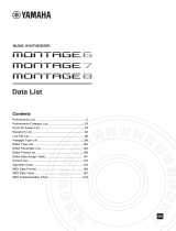 Yamaha MONTAGE6 Техническая спецификация