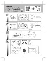 Yamaha HPH-W300 Quick Manual