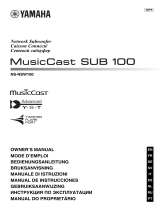 Yamaha MusicCast SUB 100 Инструкция по применению