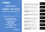 Yamaha YSP-2700 Справочное руководство