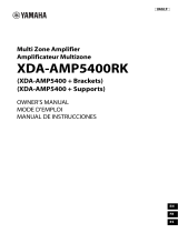 Yamaha XDA-AMP5400RKBL Инструкция по применению