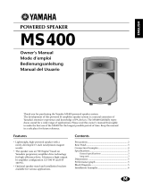 Yamaha MS400 Инструкция по применению