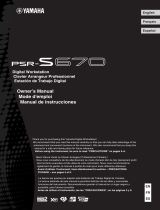 Yamaha PSR-S670 Инструкция по применению