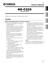 Yamaha NS-C225 Инструкция по применению