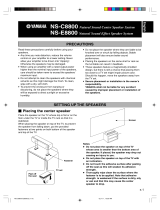 Yamaha NS-C8800 Инструкция по применению