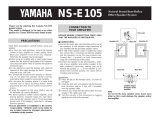 Yamaha NS-E105 Руководство пользователя