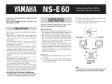 Yamaha NS-E60 Руководство пользователя