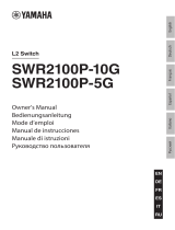 Yamaha SWR2100P-10G Инструкция по применению