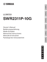 Yamaha SWR2311P-10G Инструкция по применению