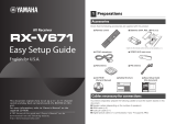 Yamaha RX-V671 Инструкция по установке