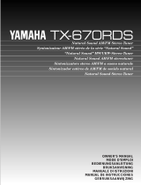 Yamaha TX-670RDS Руководство пользователя