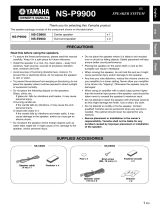 Yamaha NS-P9900 Инструкция по применению