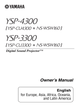Yamaha YSP-3300 Инструкция по применению