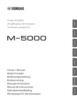 Yamaha M-5000 Инструкция по применению