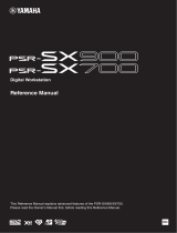 Yamaha PSR-SX700 Digital Workstation Руководство пользователя
