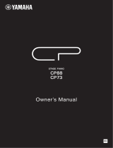 Yamaha CP73 Инструкция по применению