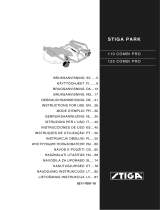 Stiga Park 125C Pro Electrical Cutting Deck Инструкция по эксплуатации