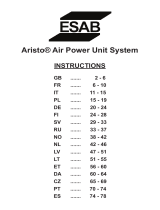 ESAB Aristo® Air Power Unit System Руководство пользователя