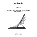 Logitech HINGE Flexible Case for iPad Pro 9.7 inch Инструкция по установке