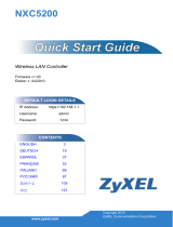 ZyXEL NXC5200 Инструкция по началу работы