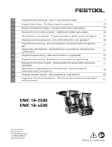 Festool DWC 18-2500 Li 3,1-Compact Руководство пользователя