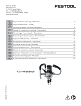 Festool MX 1600/2 EQ DUO DOUBLE Инструкция по эксплуатации