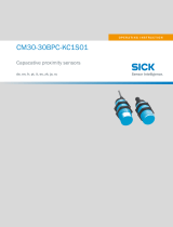 SICK CM30-30BPC-KC1S01 Capacative proximity sensors Инструкция по эксплуатации