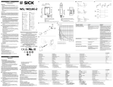 SICK WSE100-2 Miniature photoelectric sensor Инструкция по эксплуатации