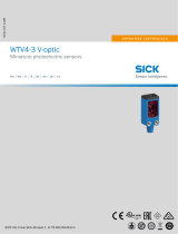 SICK WTV4-3 V-optic Miniature photoelectric sensors Инструкция по эксплуатации