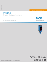 SICK WTB4S-3 Miniature photoelectric sensors Инструкция по эксплуатации