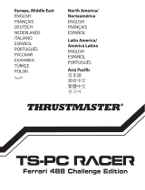 Thrustmaster TS-PC Racer Ferrari 488 Challlenge Edition -Volant Racing Retour de Force Руководство пользователя
