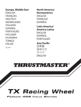 Thrustmaster TX Racing Wheel Ferrari 458 Italia Edition Руководство пользователя