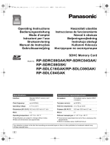 Panasonic RP-SDRC08GSK Руководство пользователя