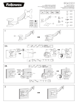 Fellowes Single Arm Wall Mount (CRC80435) Руководство пользователя