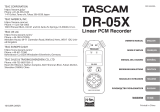 Tascam DR05X Руководство пользователя